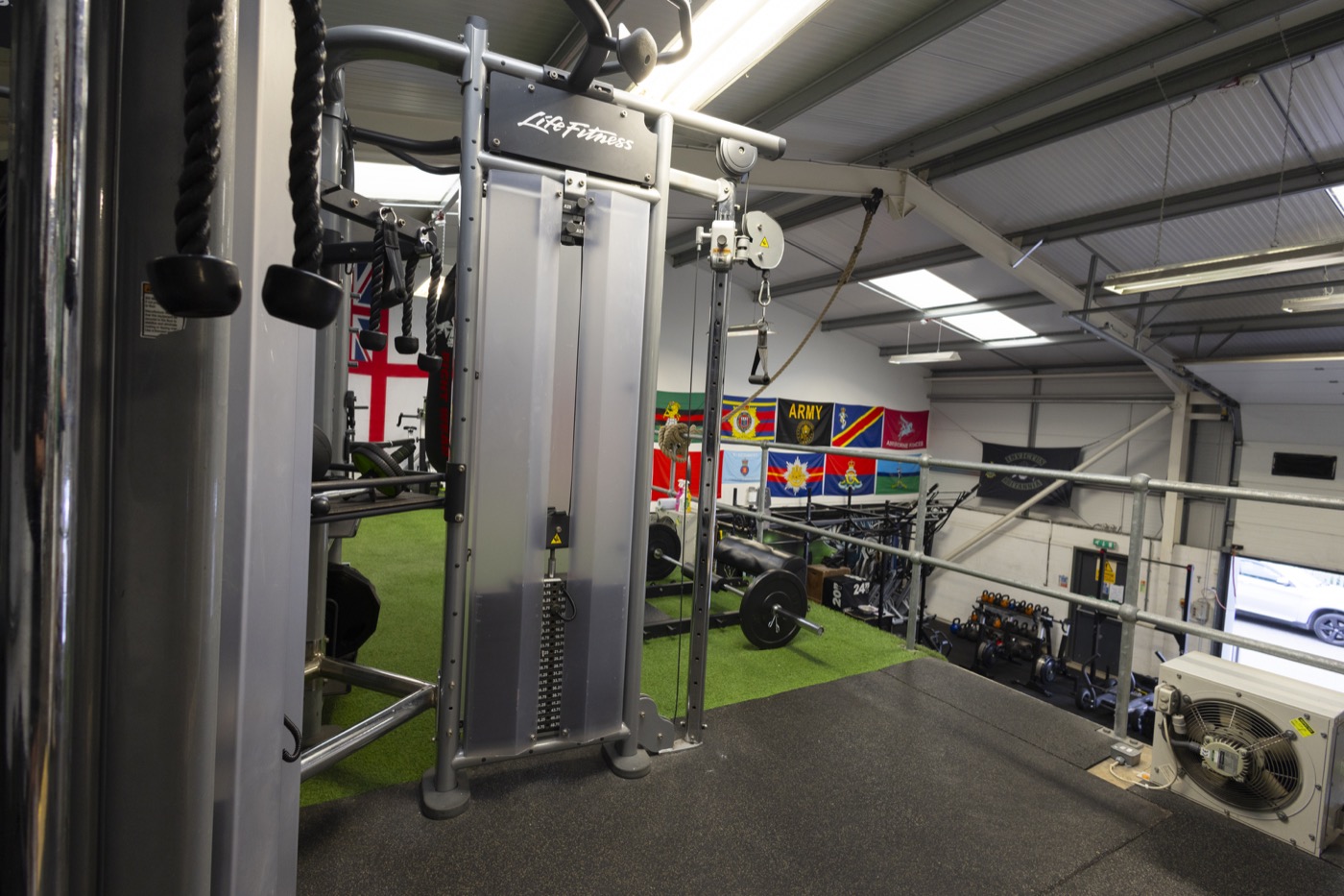 Functional training rigs at GRIMS